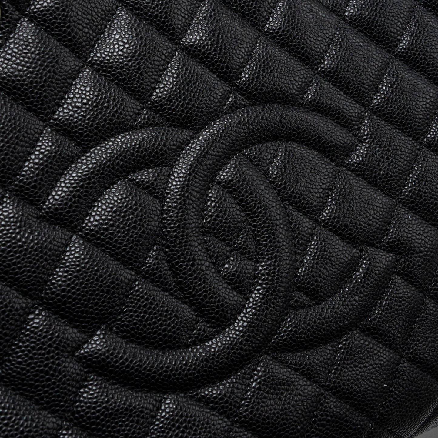 Chanel Grand Shopping Tote XL Caviar Black SHW