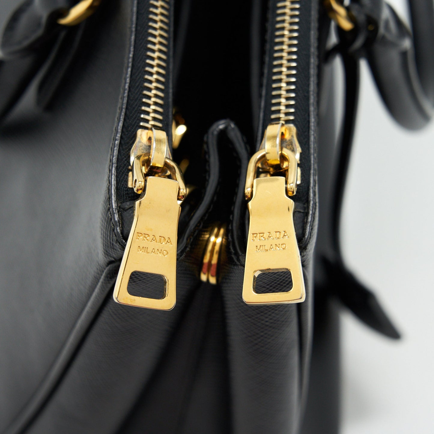 Prada Saffiano Tote Bag Black GHW