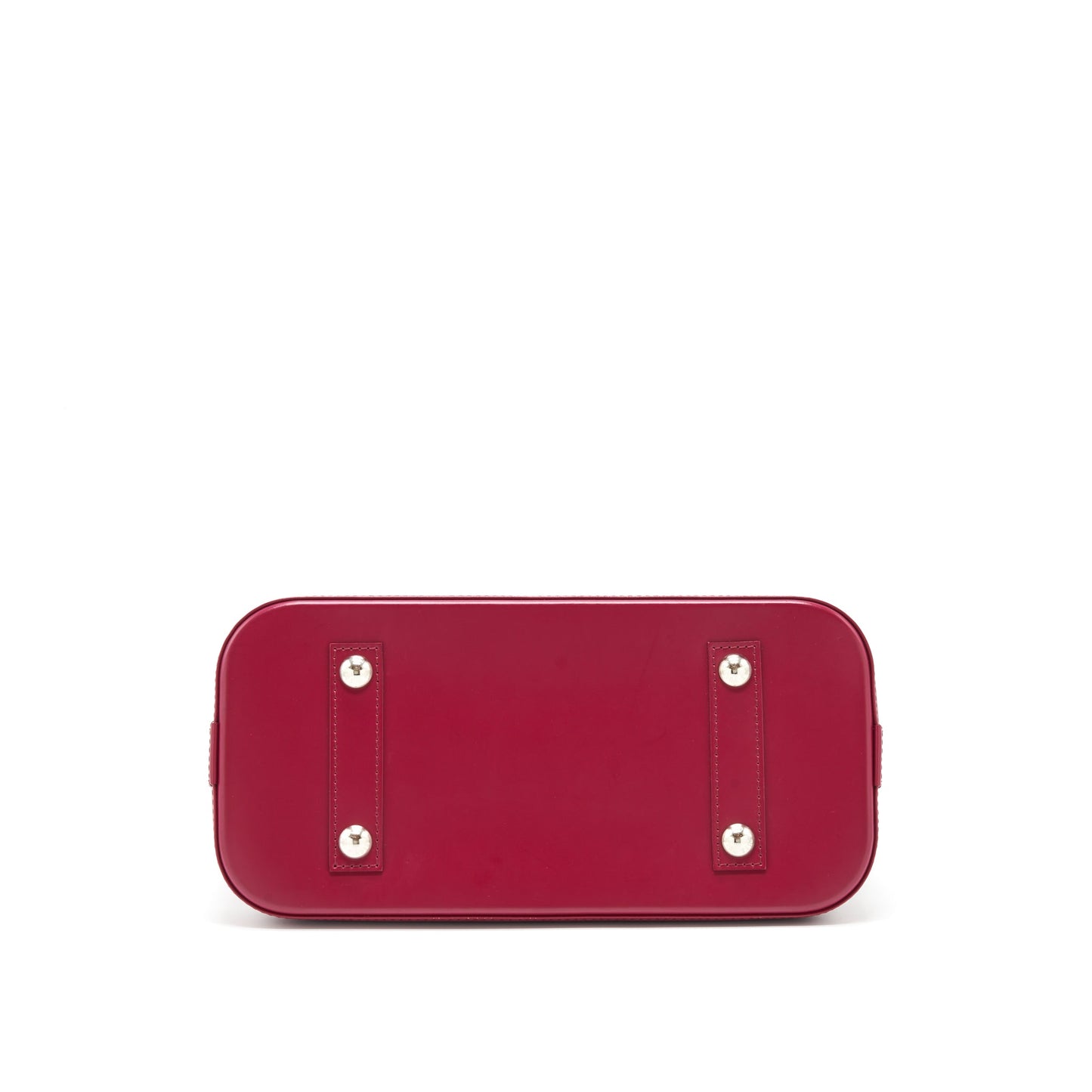 Louis Vuitton Alma PM Epi Dark Red SHW With initial J.Y On Key Tag