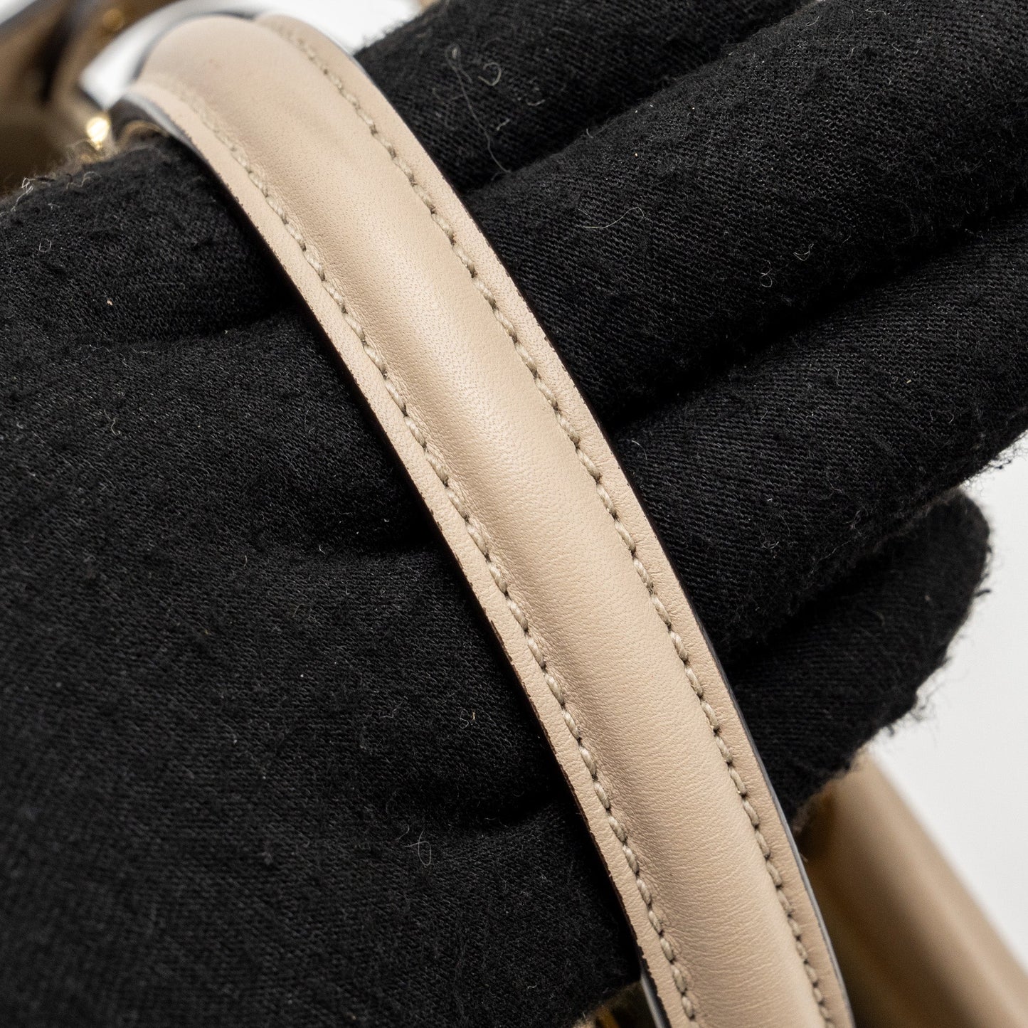 Fendi Peekaboo Mini Calfskin Beige GHW