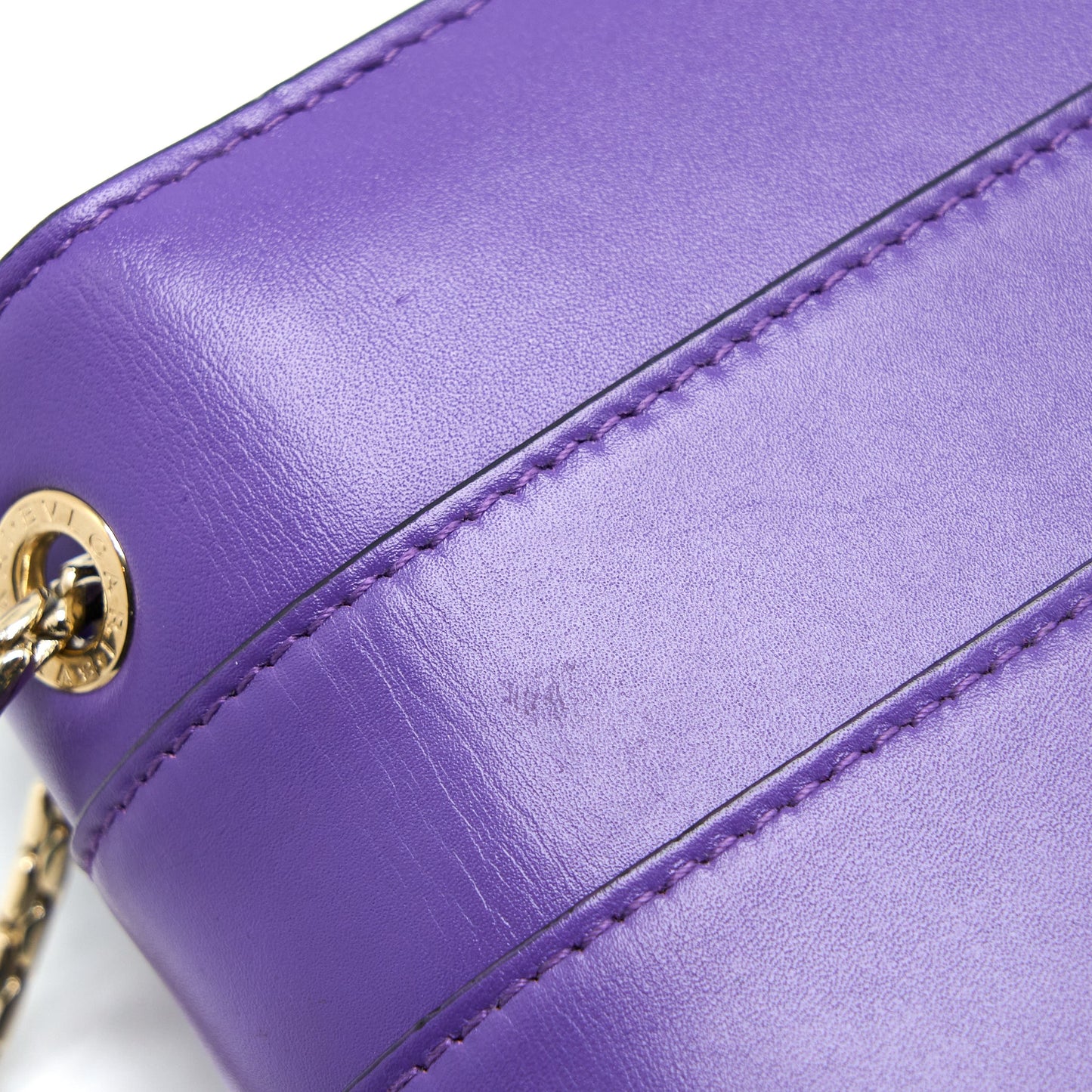 Bvlgari Serpenti Forever Shoulder Bag Calfskin Purple GHW