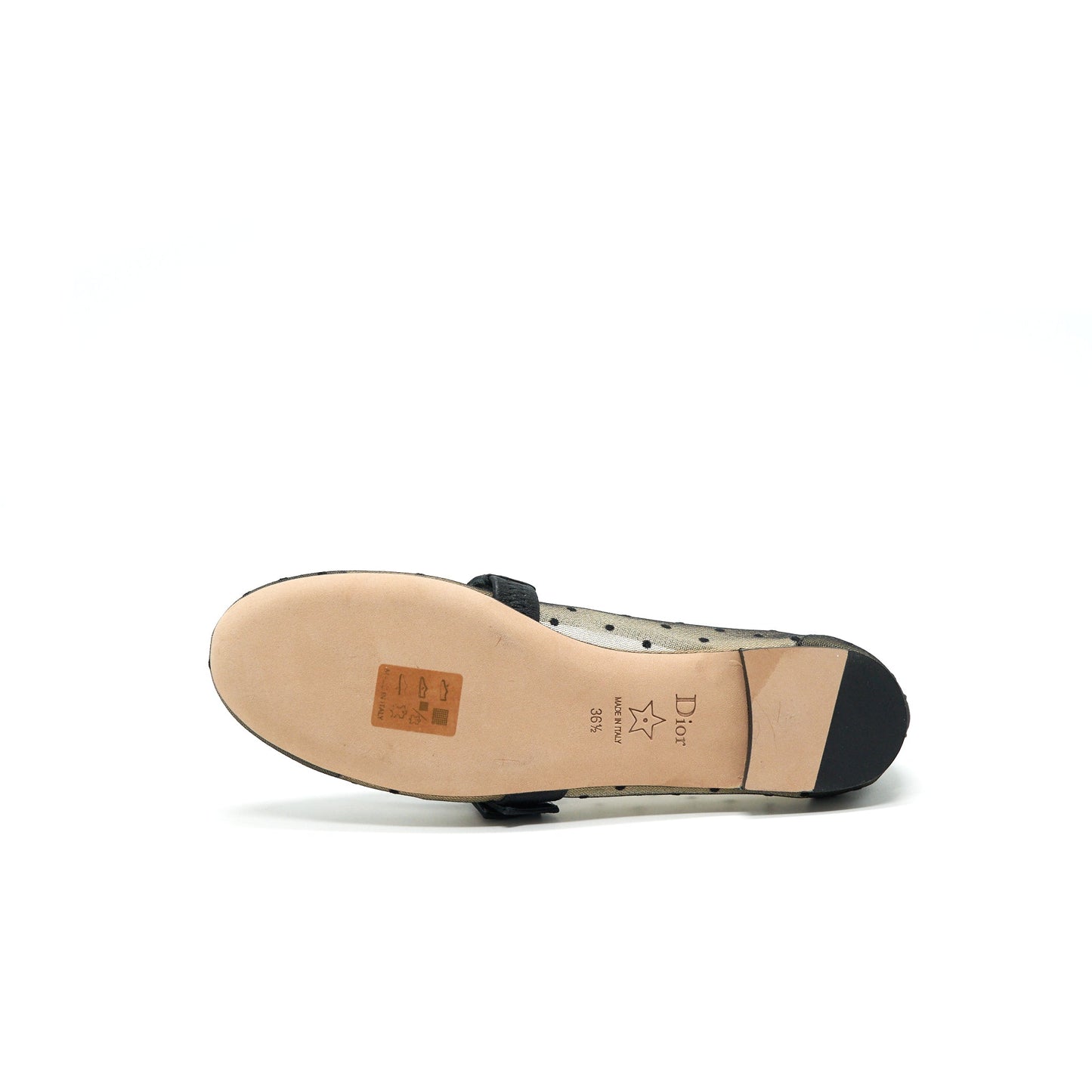 CHRISTIAN DIOR Size 36.5 MISS J'ADIOR NICELY-D ESPADRILLE FLATS
