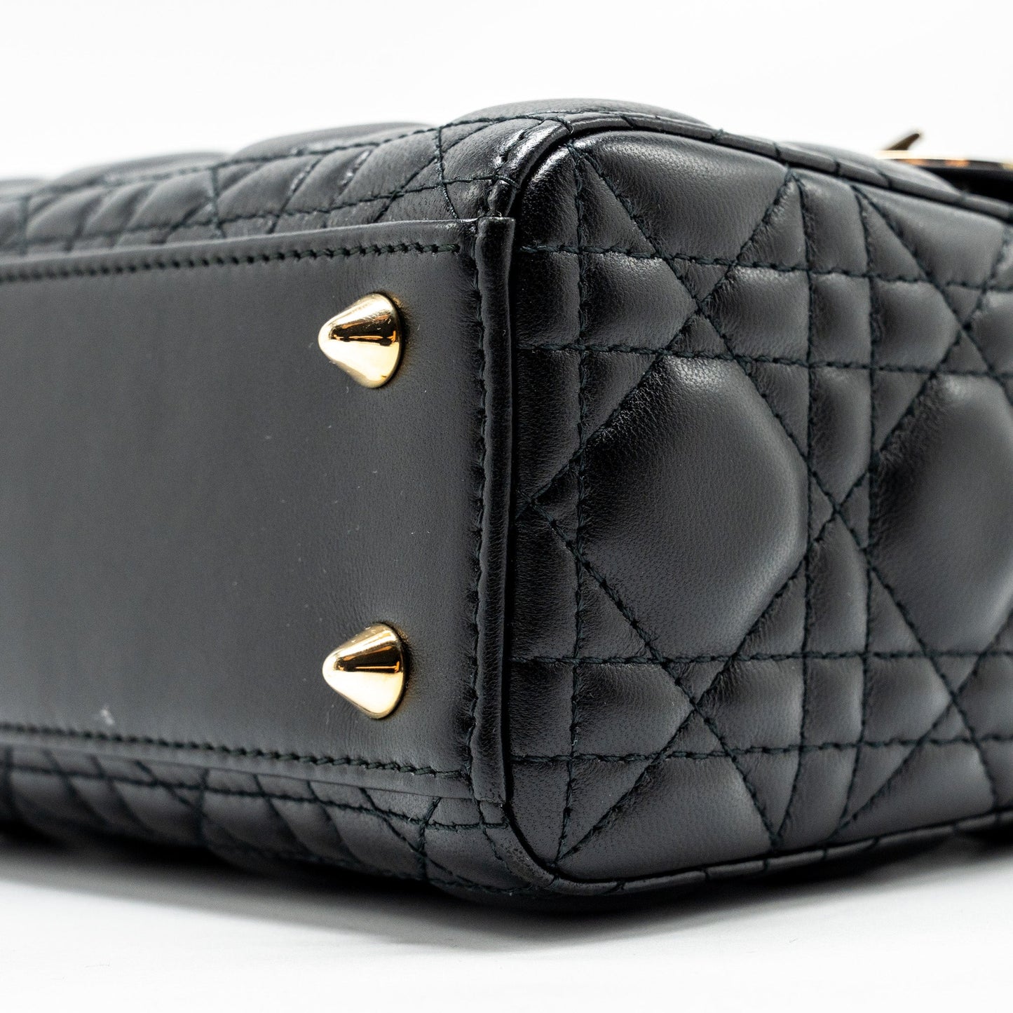 DIOR Small My ABC Lady Dior Bag Lambskin Black LGHW