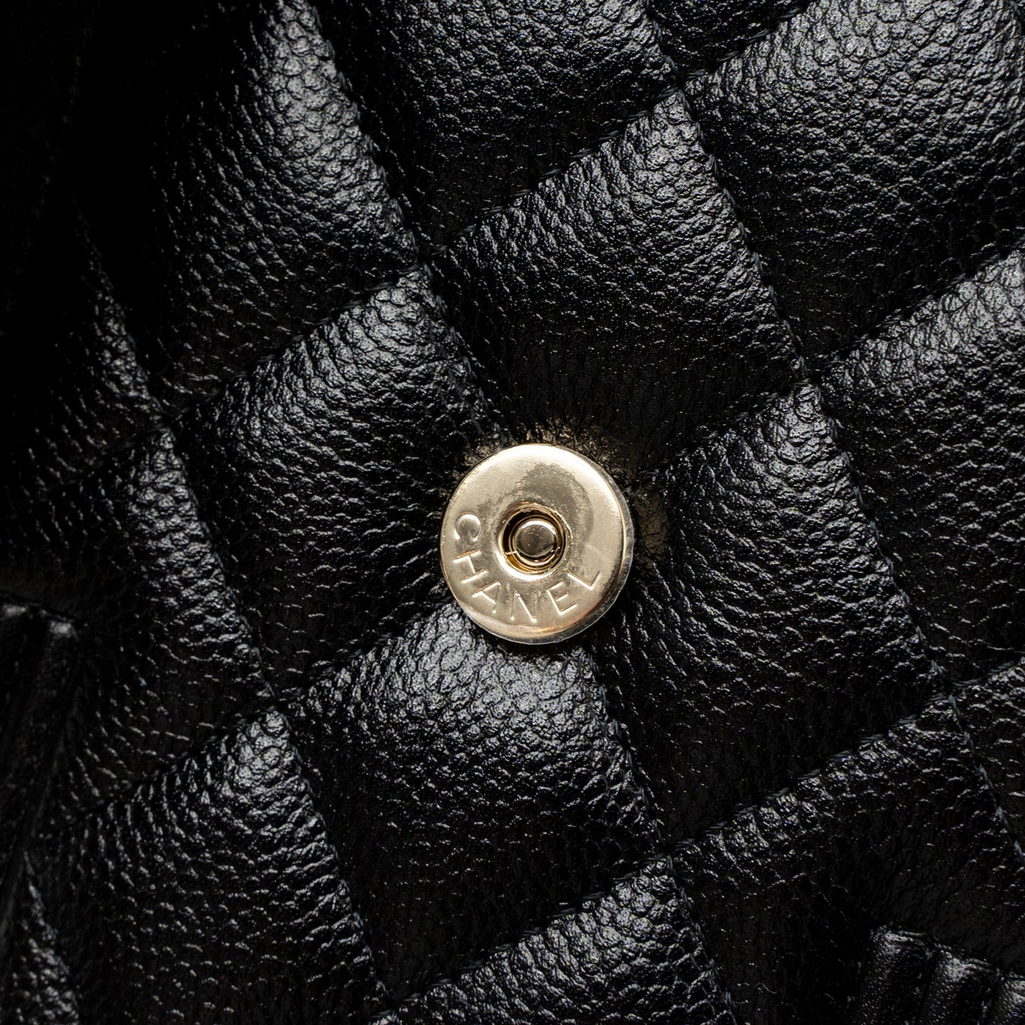 Chanel Vertical Phone Pouch Caviar Black LGHW
