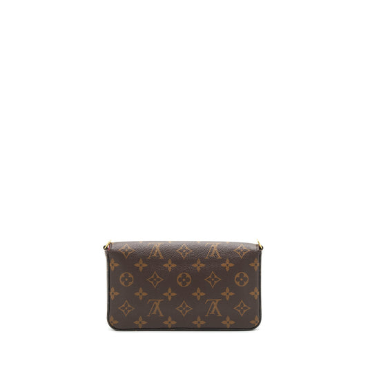 Louis Vuitton Felicie Pochette Monogram Canvas GHW
