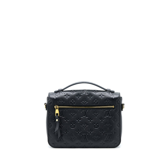 Louis Vuitton Pochette Métis Monogram Empreinte Black GHW
