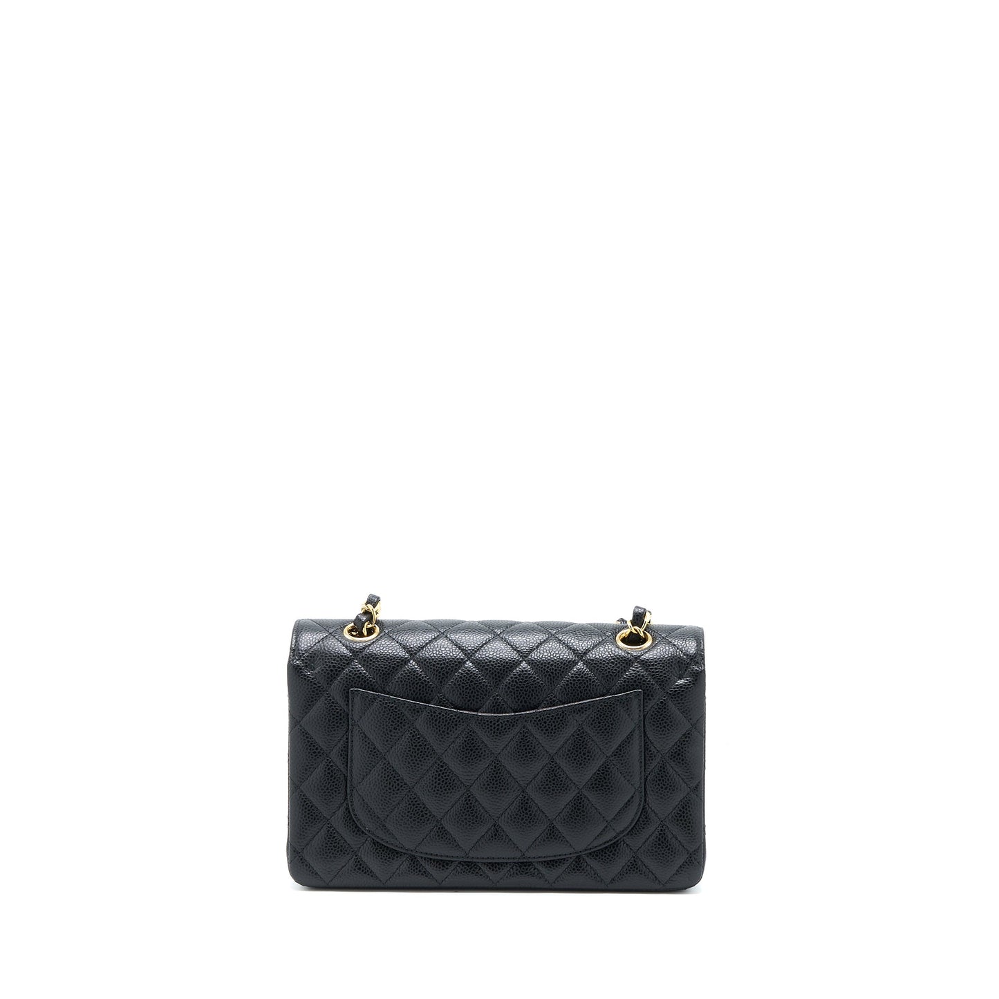 Chanel Small Classic Double Flap Bag Caviar Black GHW (Microchip)