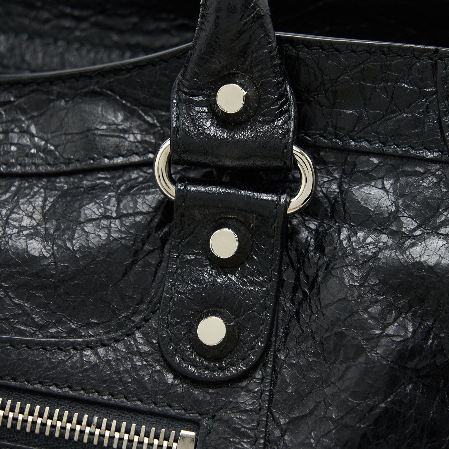 Balenciaga City Bag Black SHW