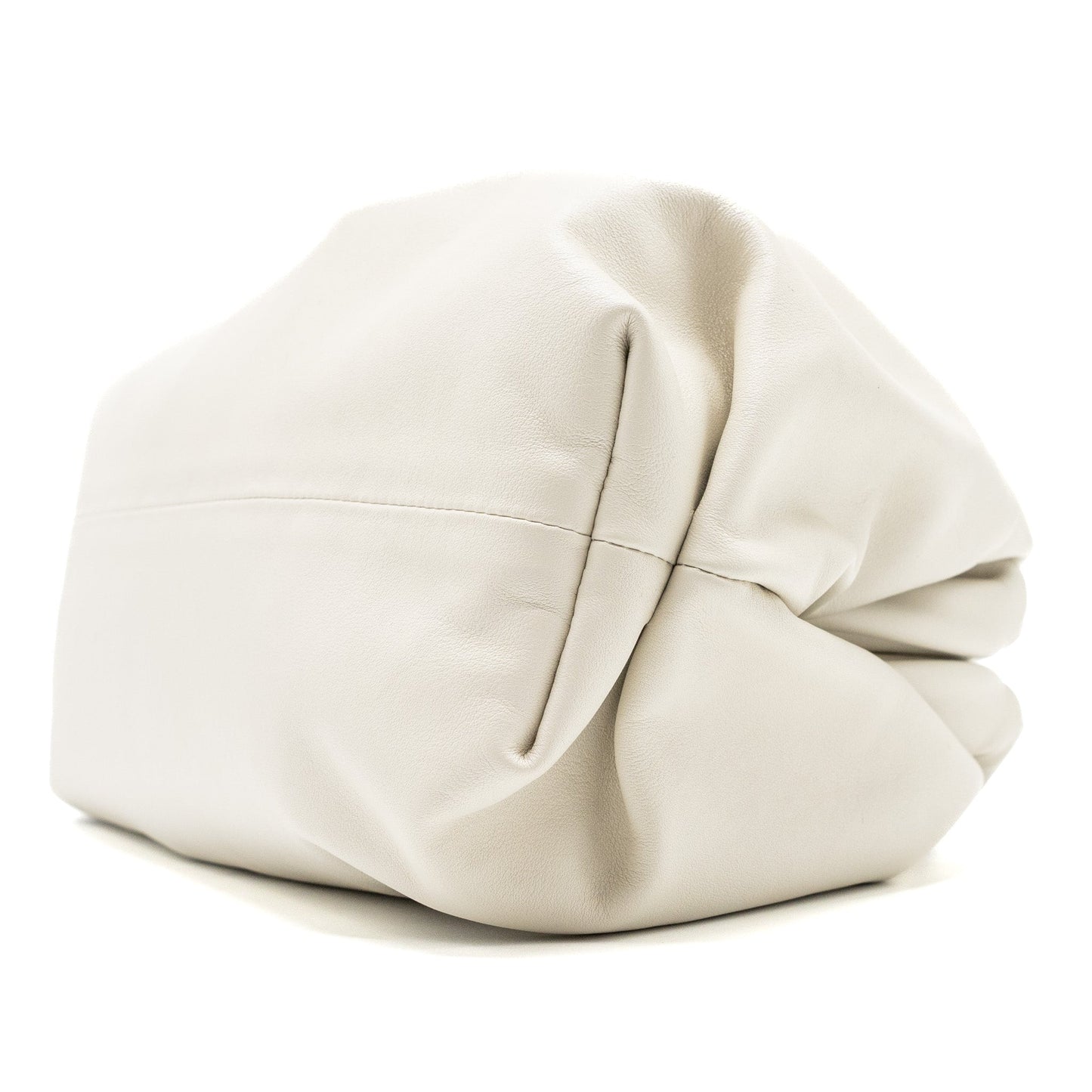 Bottega Veneta The Pouch Calfskin White GHW