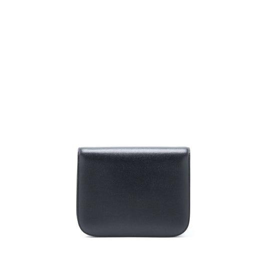 Celine Medium Classic Box Calfskin Liege Anthracite GHW