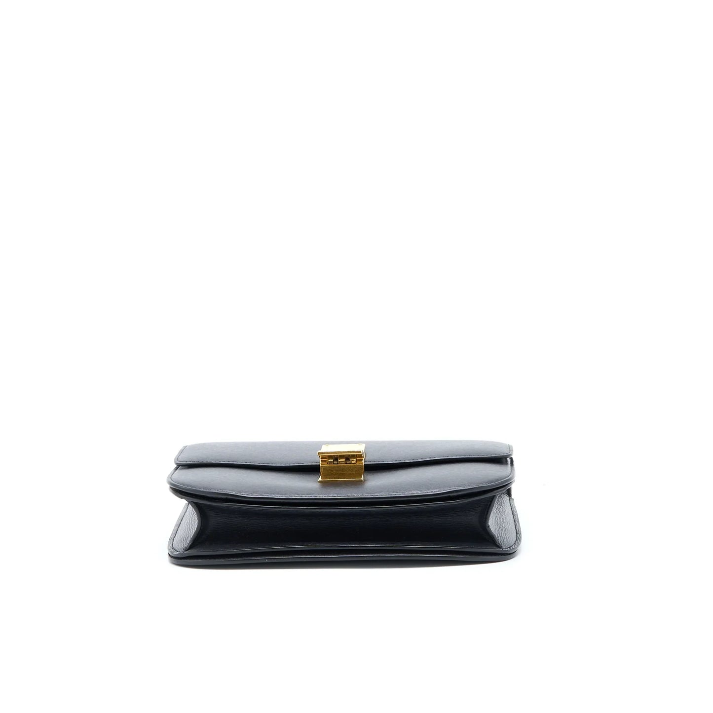 Celine Medium Classic Box Calfskin Liege Anthracite GHW