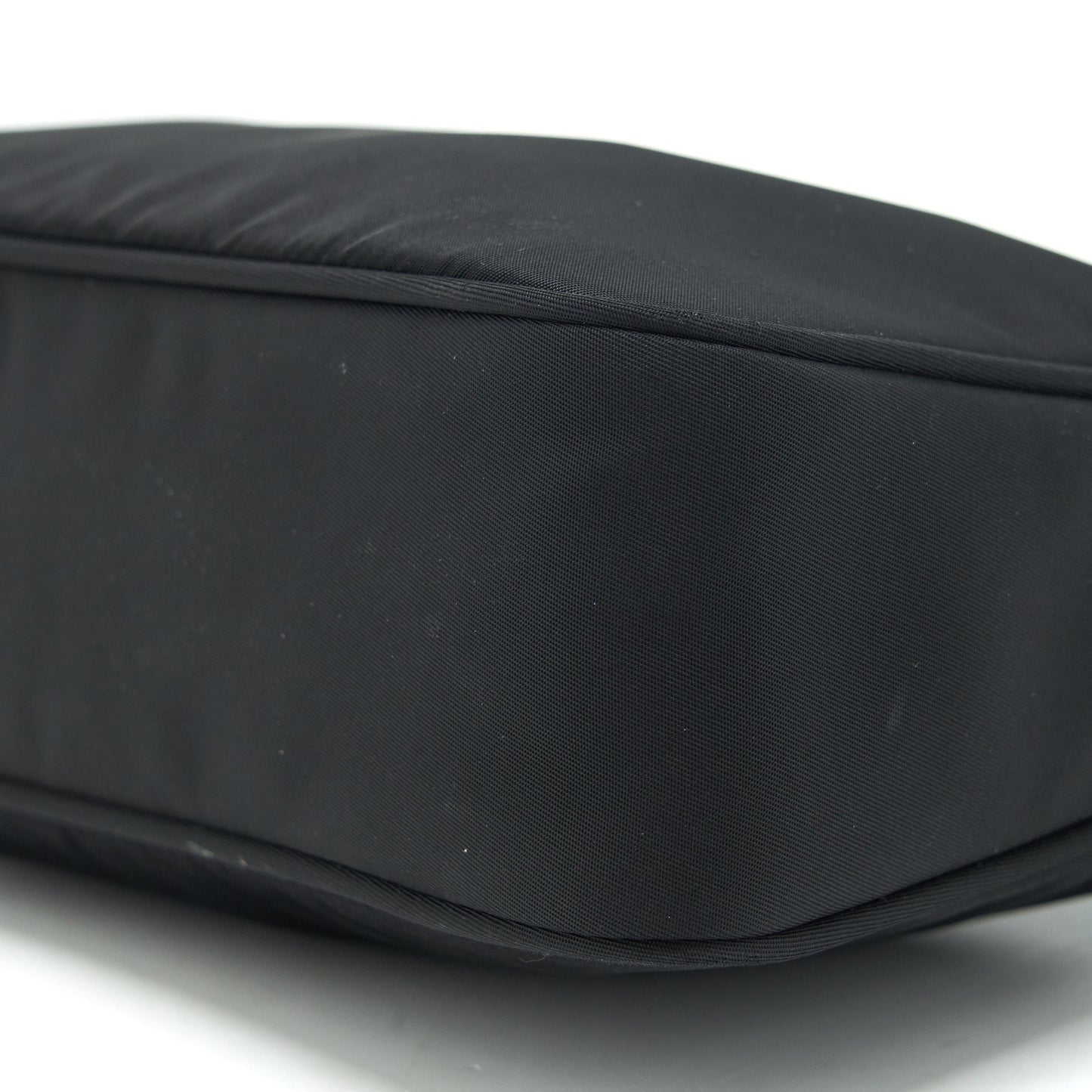Prada Nylon Mini Tessuto Shoulder Bag Black SHW