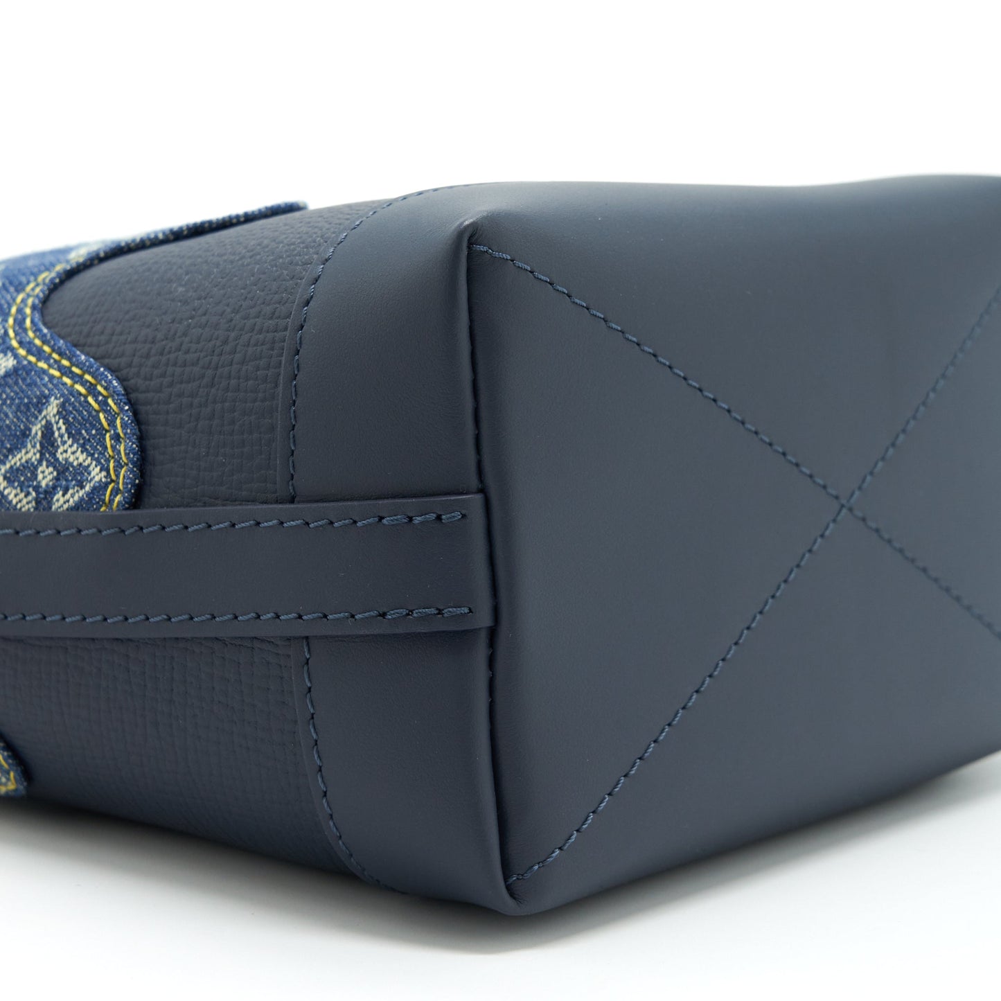 Louis Vuitton Japanese Cruiser Monogram Denim / Leather Blue GHW