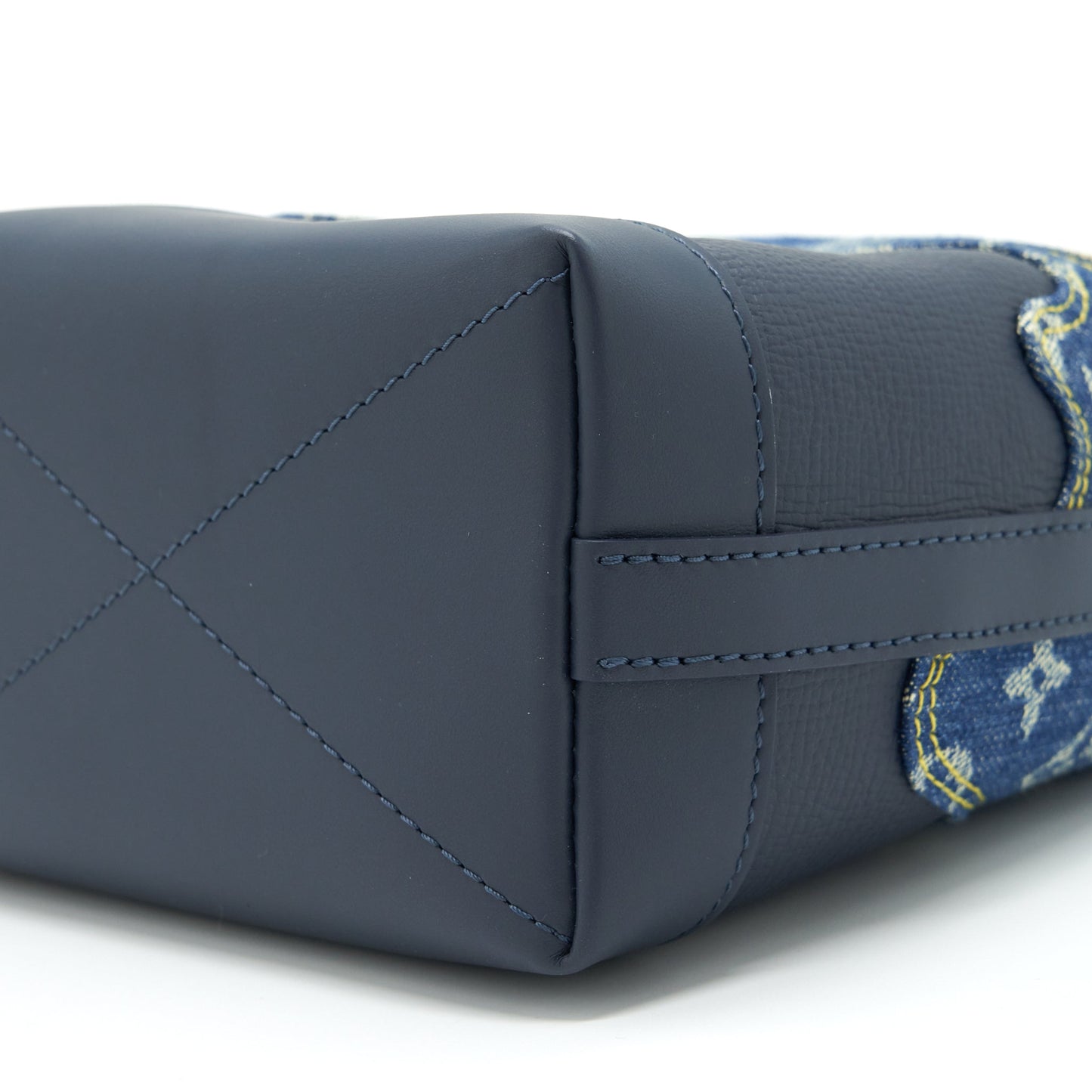 Louis Vuitton Japanese Cruiser Monogram Denim / Leather Blue GHW