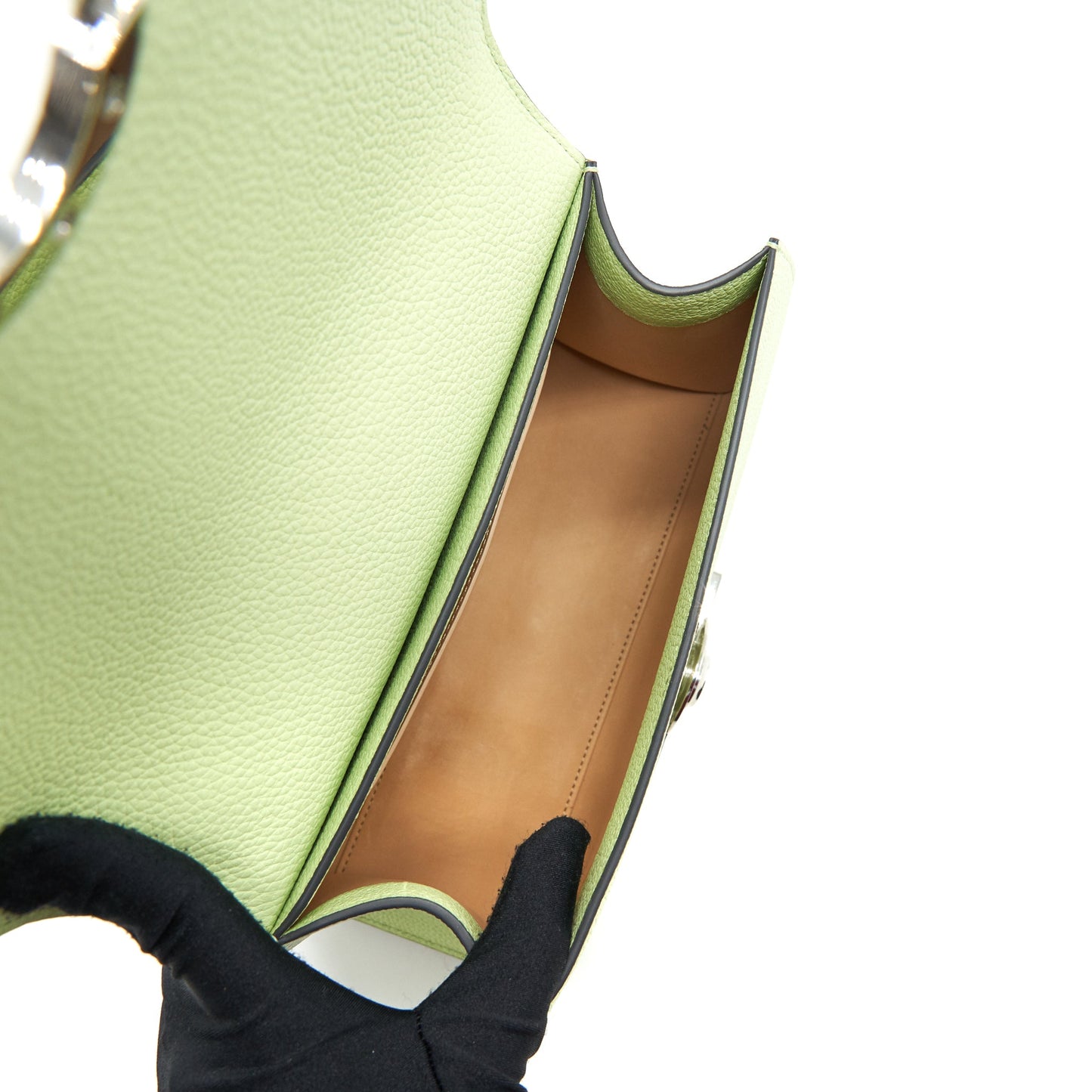 Moynat Aqua Pétite Réjane Bag Green SHW