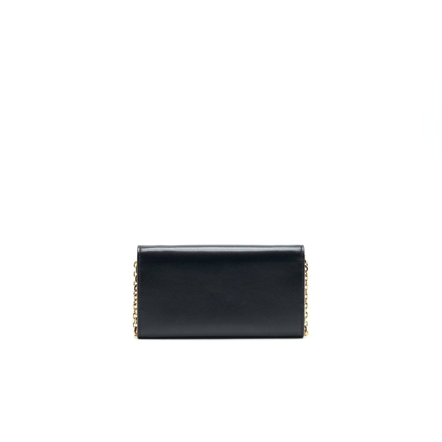 Celine Calfskin C Wallet on Chain Bag Black GHW