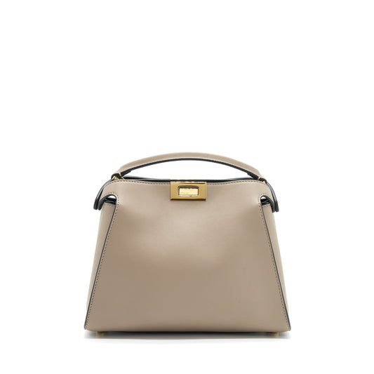 Fendi Peekaboo Bag Light Grey GHW