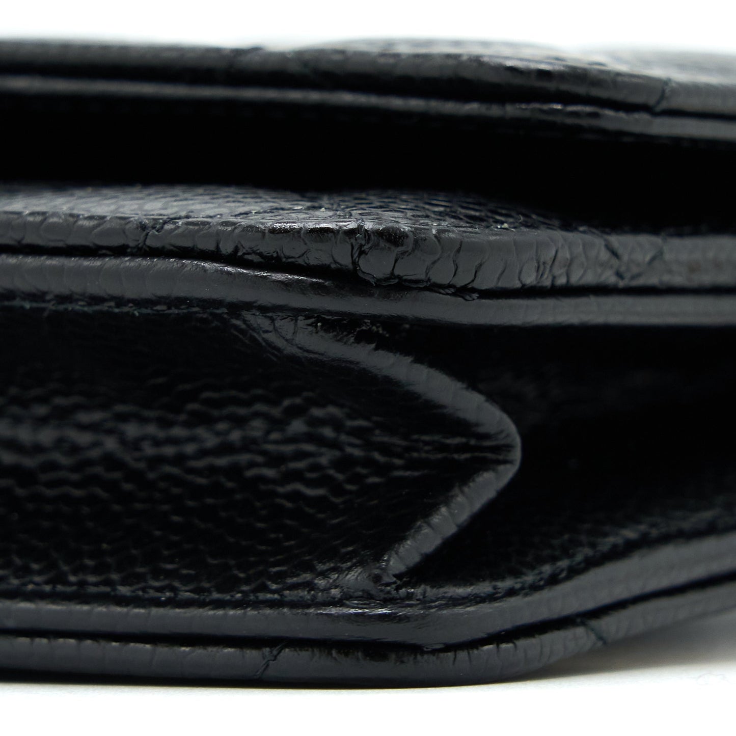 Chanel Classic Wallet On Chain Caviar Black GHW (Microchip)