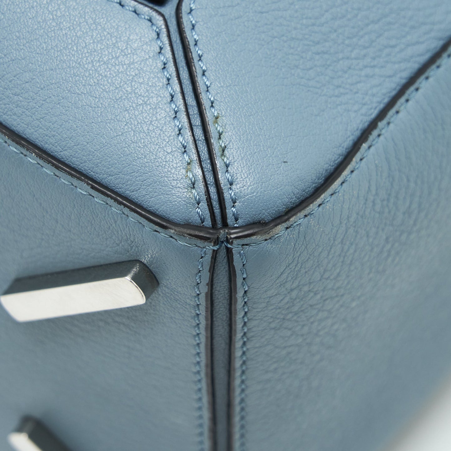 Loewe Puzzle Bag Classic Calfskin Atlantic Blue SHW