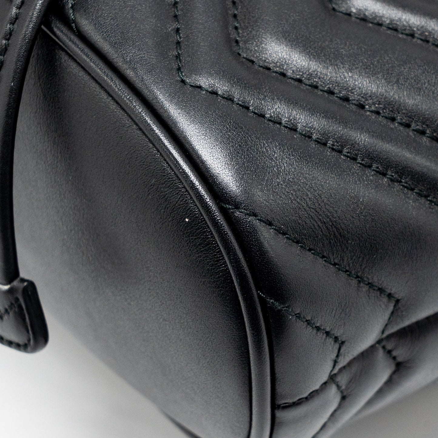 GUCCI GG Marmont Backpack Calfskin Black GHW