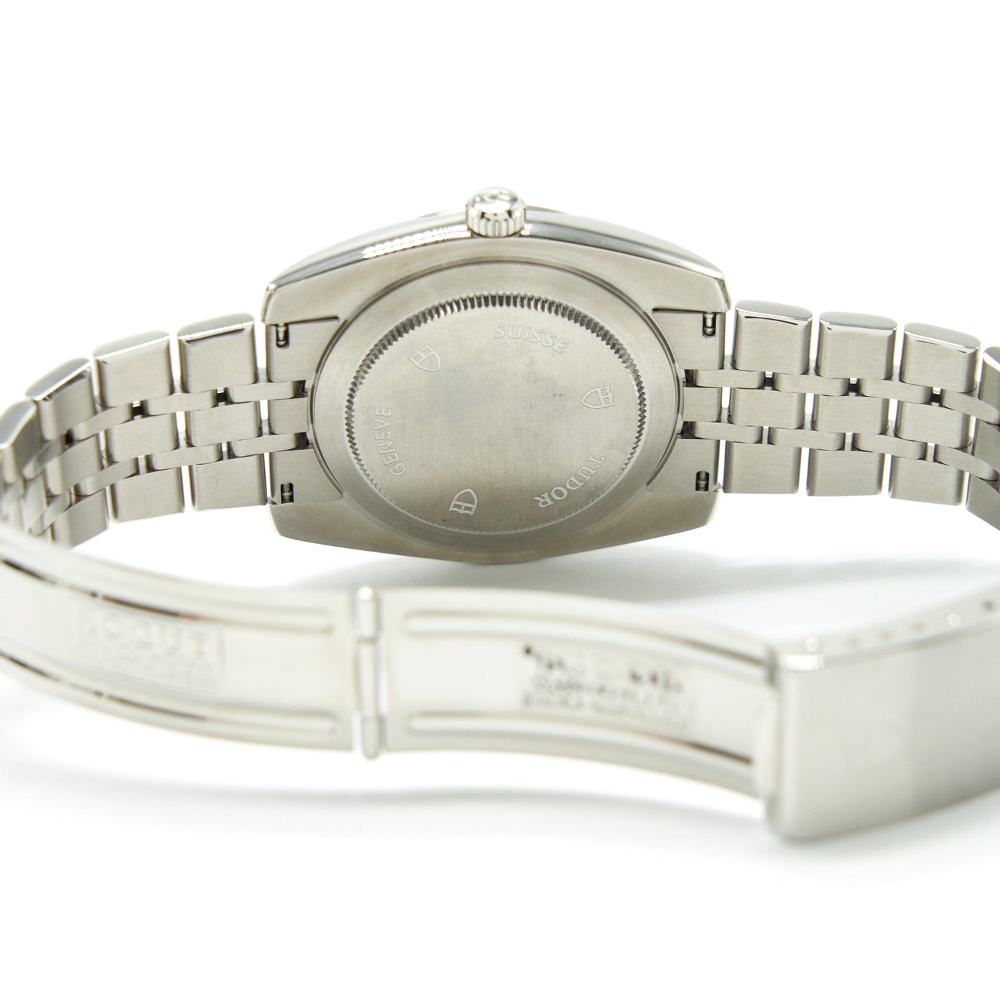 Tudor Classic Date Black/Steel 38mm Steel Black Dial With Diamonds 21020-62580