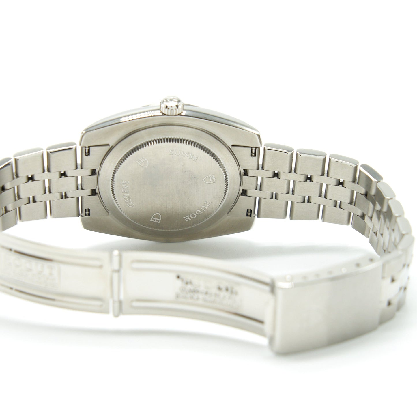 Tudor Classic Date Black/Steel 38mm Steel Black Dial With Diamonds 21020-62580