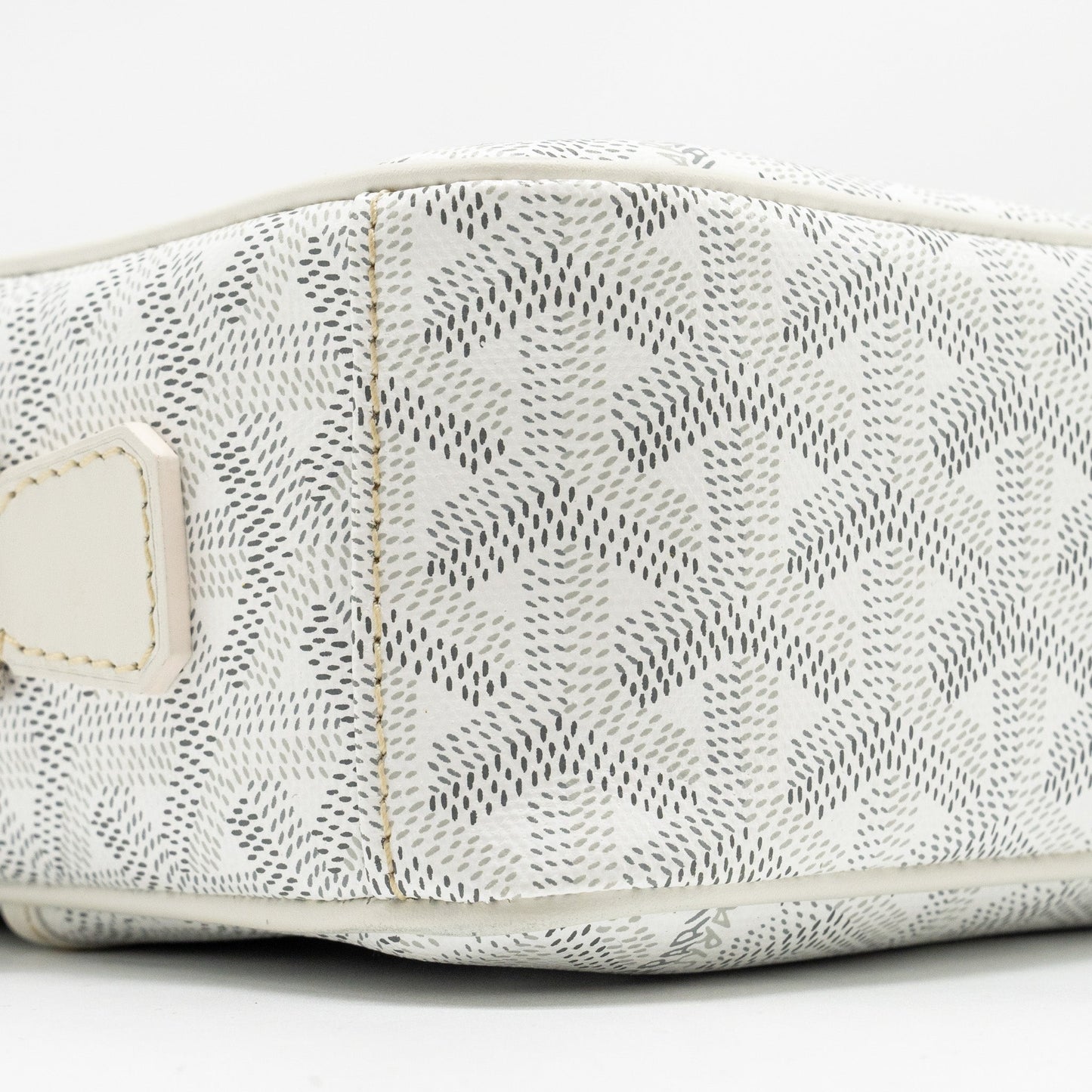 Goyard Cape Vert Crossbody Bag Goyardline Canvas White SHW
