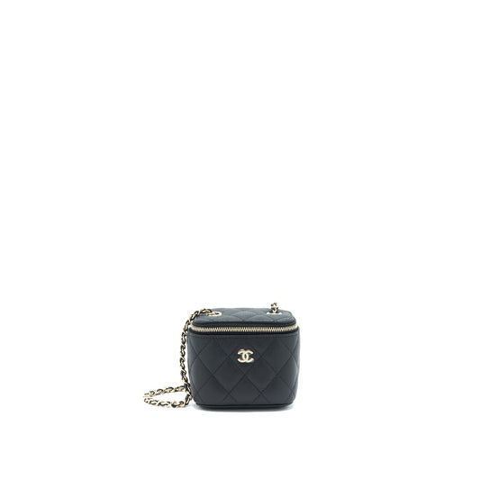 Chanel Mini Vanity Caviar In Black LGHW