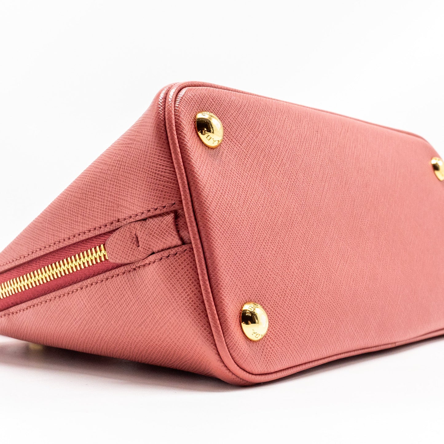 Prada Saffiano promenade Bag Pink GHW