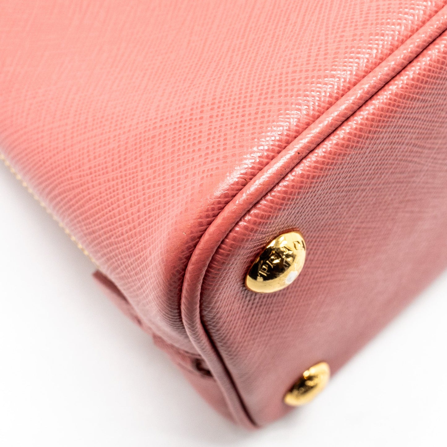 Prada Saffiano promenade Bag Pink GHW