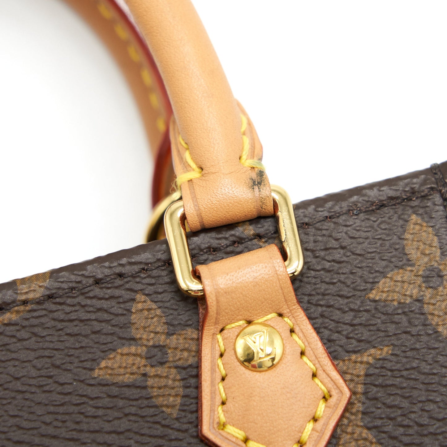 Louis Vuitton Petit Sac Plat Monogram Canvas Year 2020 GHW