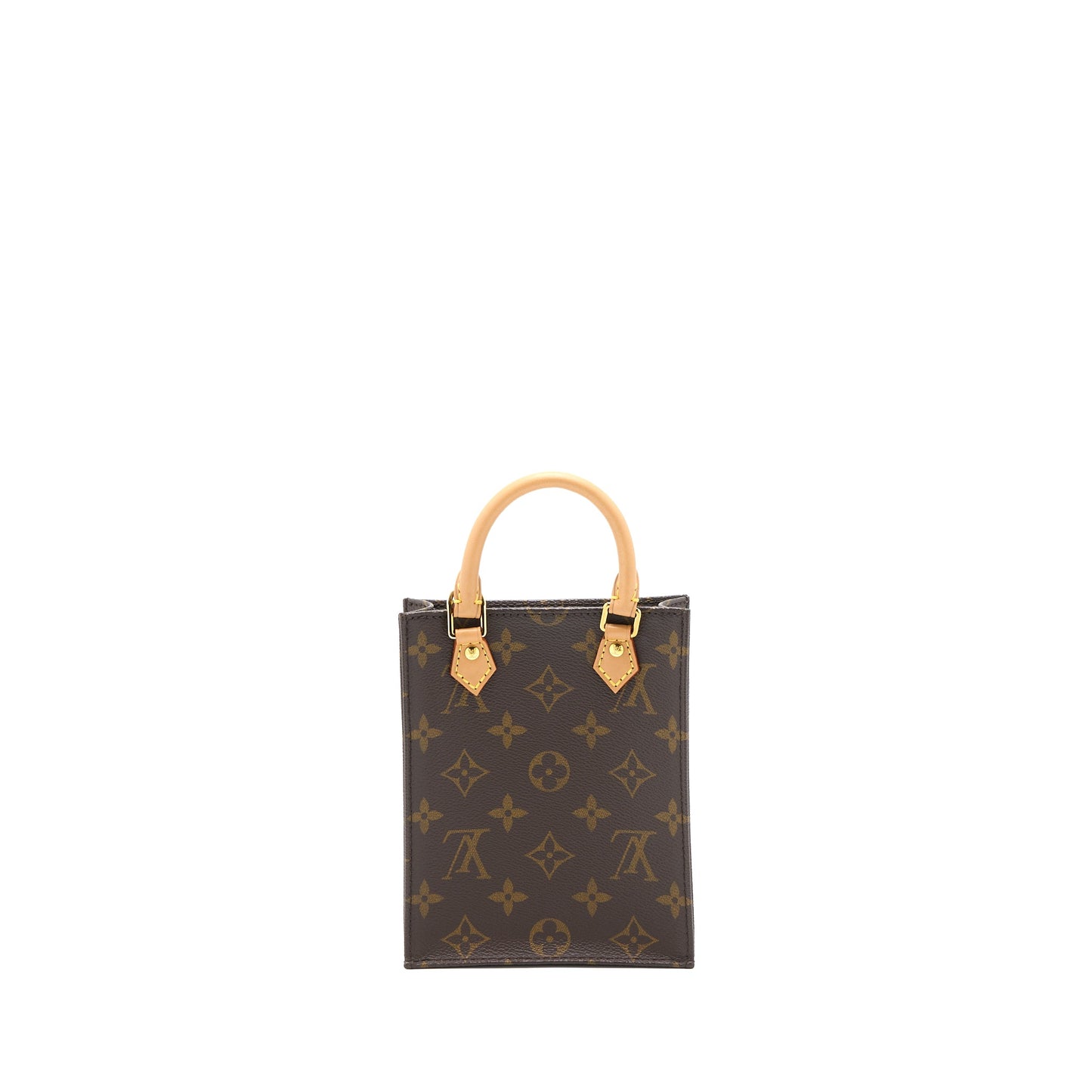 Louis Vuitton Petit Sac Plat Monogram Canvas GHW (New version)