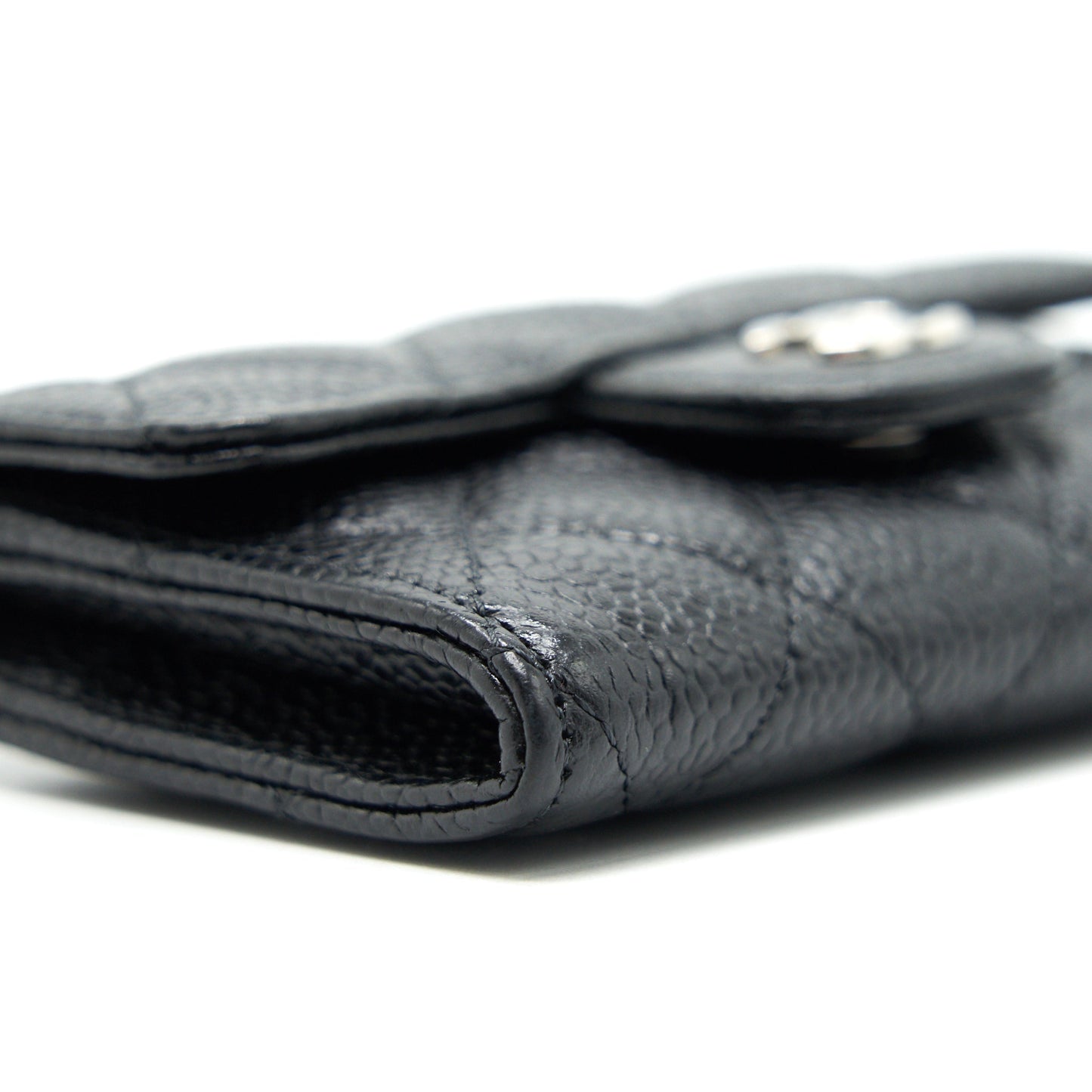 CHANEL Classic Card Holder Caviar Black
