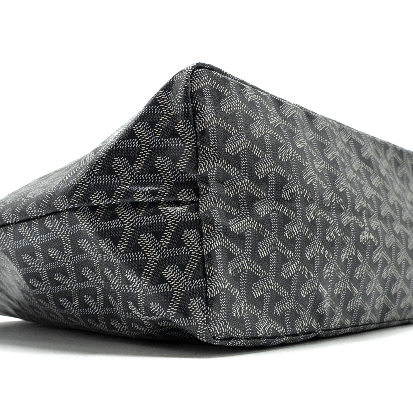 Goyard Saint Louis PM Tote Bag Canvas/ Calfskin Grey SHW