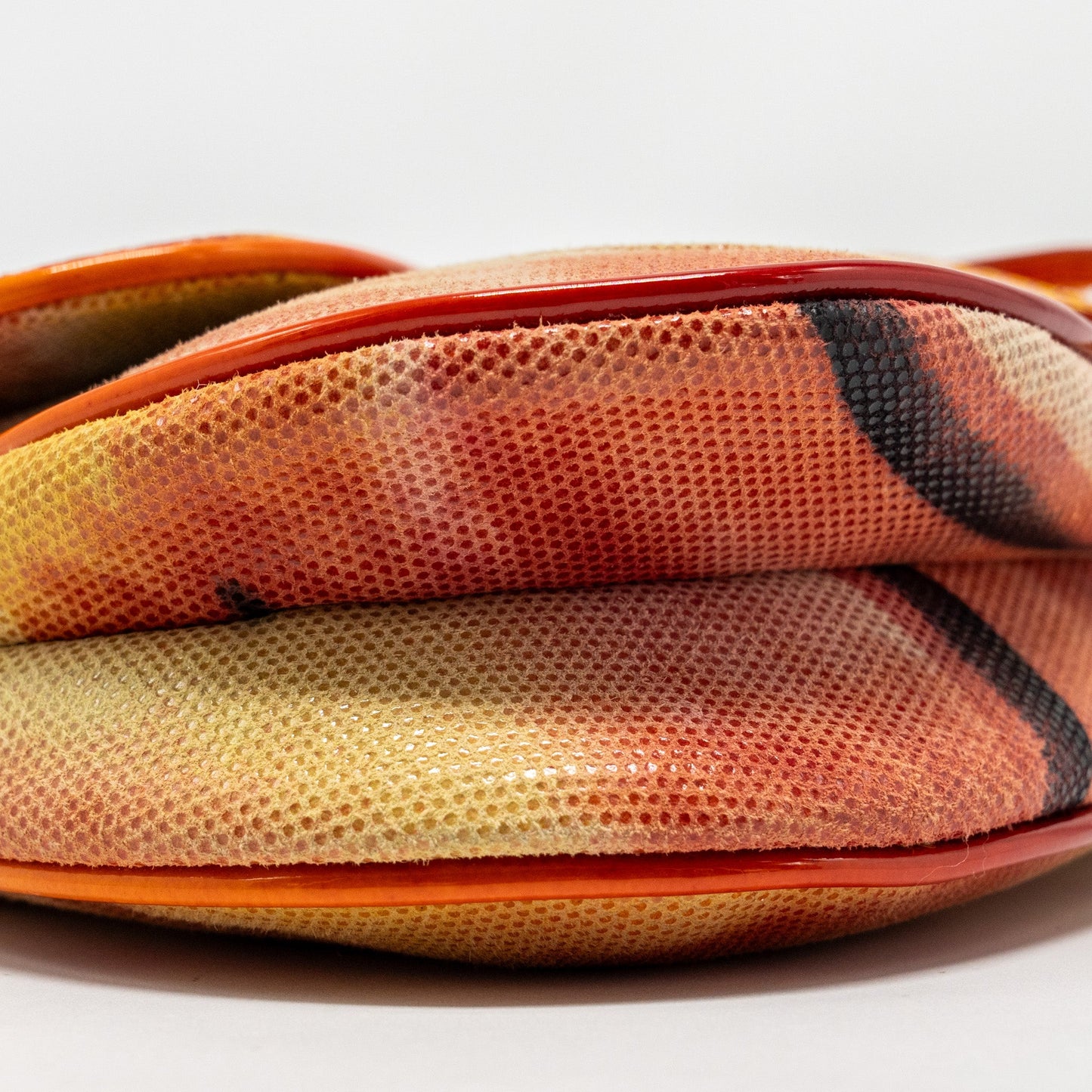 Dior Vintage Mini Saddle Bag Fabric/Leather Multicolour GHW