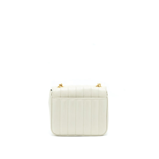 Saint Laurent Vicky Chain Bag Light Beige GHW