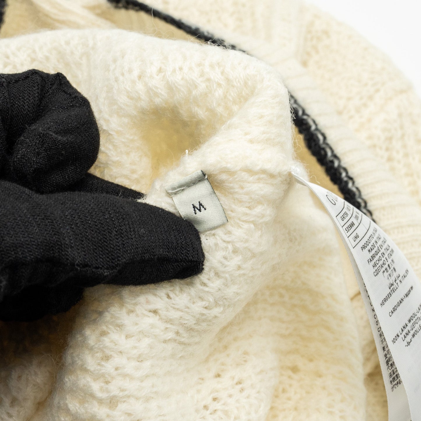 Gucci Size M Elephant Cardigan Wool White/Red