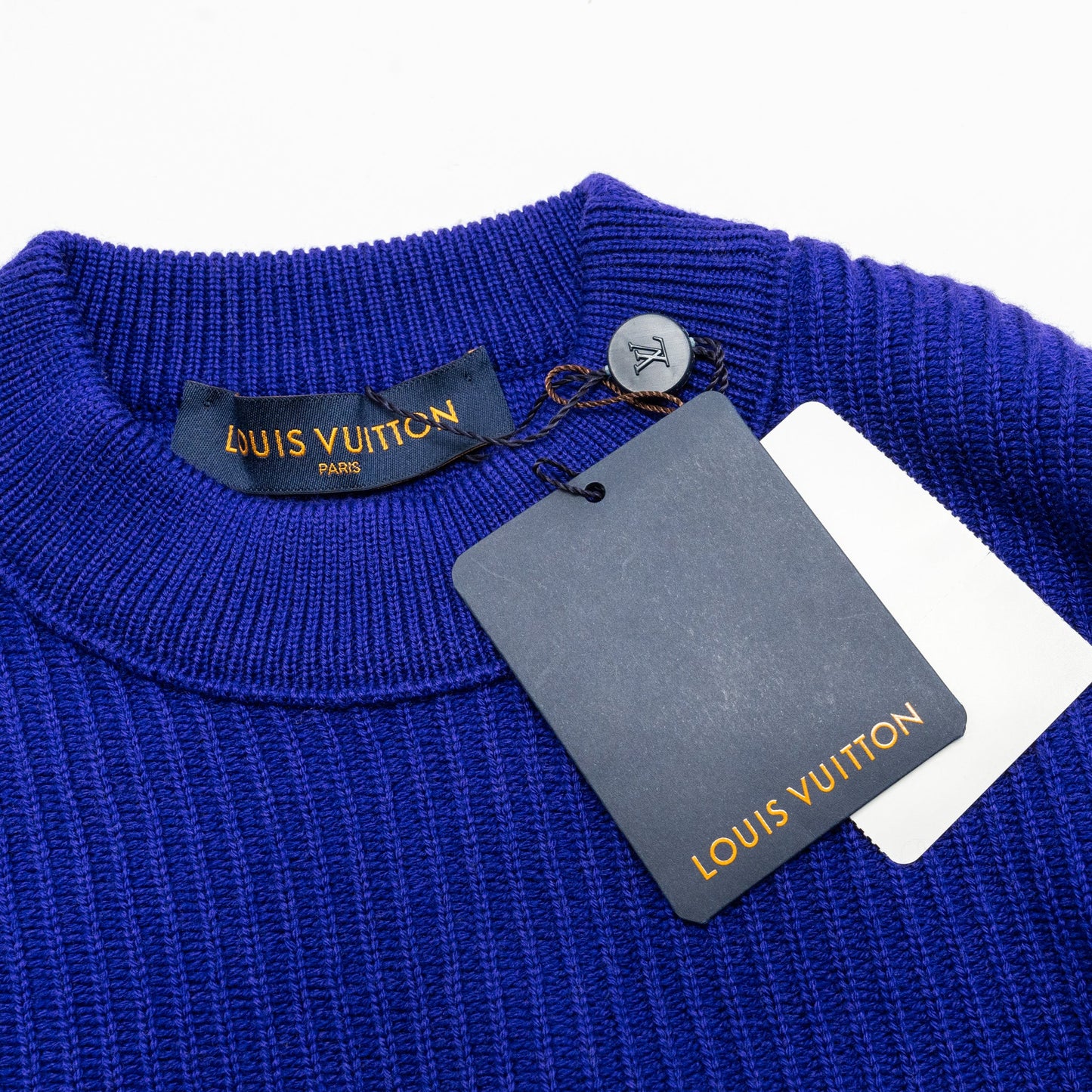Louis Vuitton Size S Asia Limited World Sweater Wool Purple/Grey