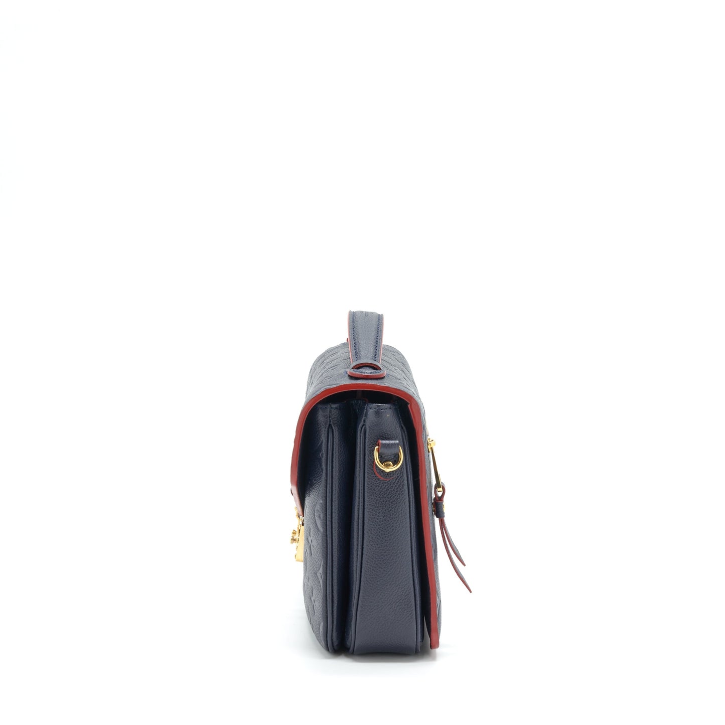 Louis Vuitton Pochette Métis Monogram Empreinte Marine Rouge GHW