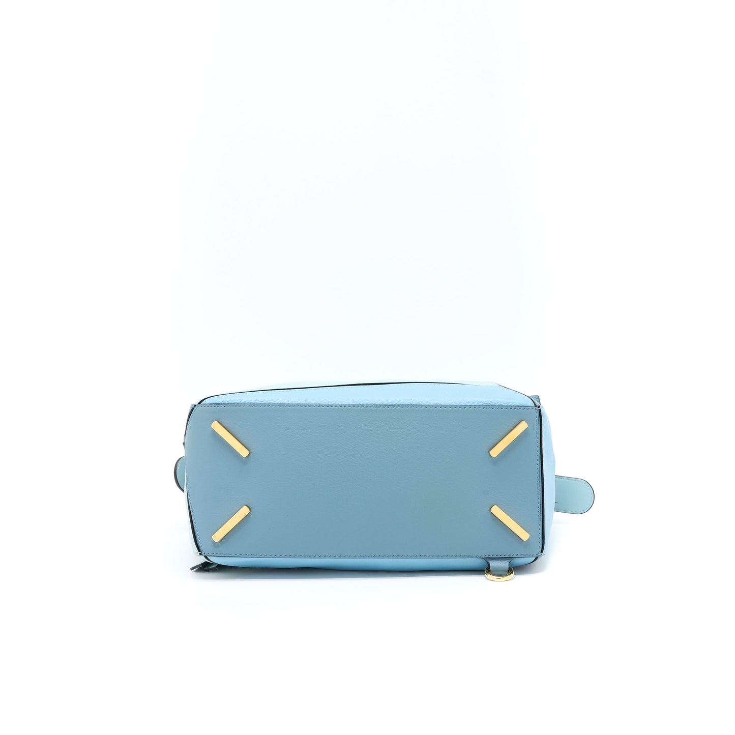 Loewe Puzzle Bag Calfskin Light Blue SHW