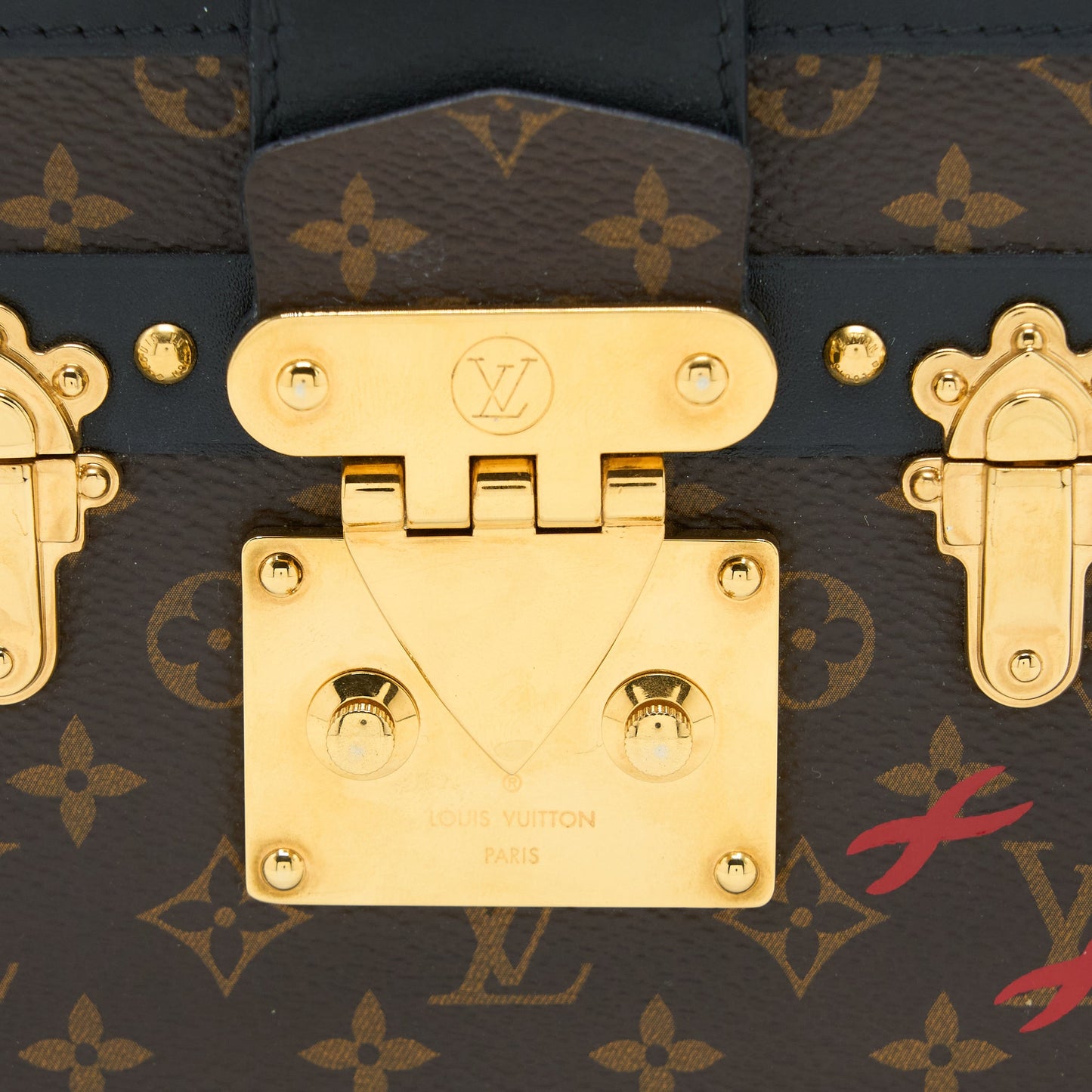 Louis Vuitton Petite Malle Monogram Canvas GHW