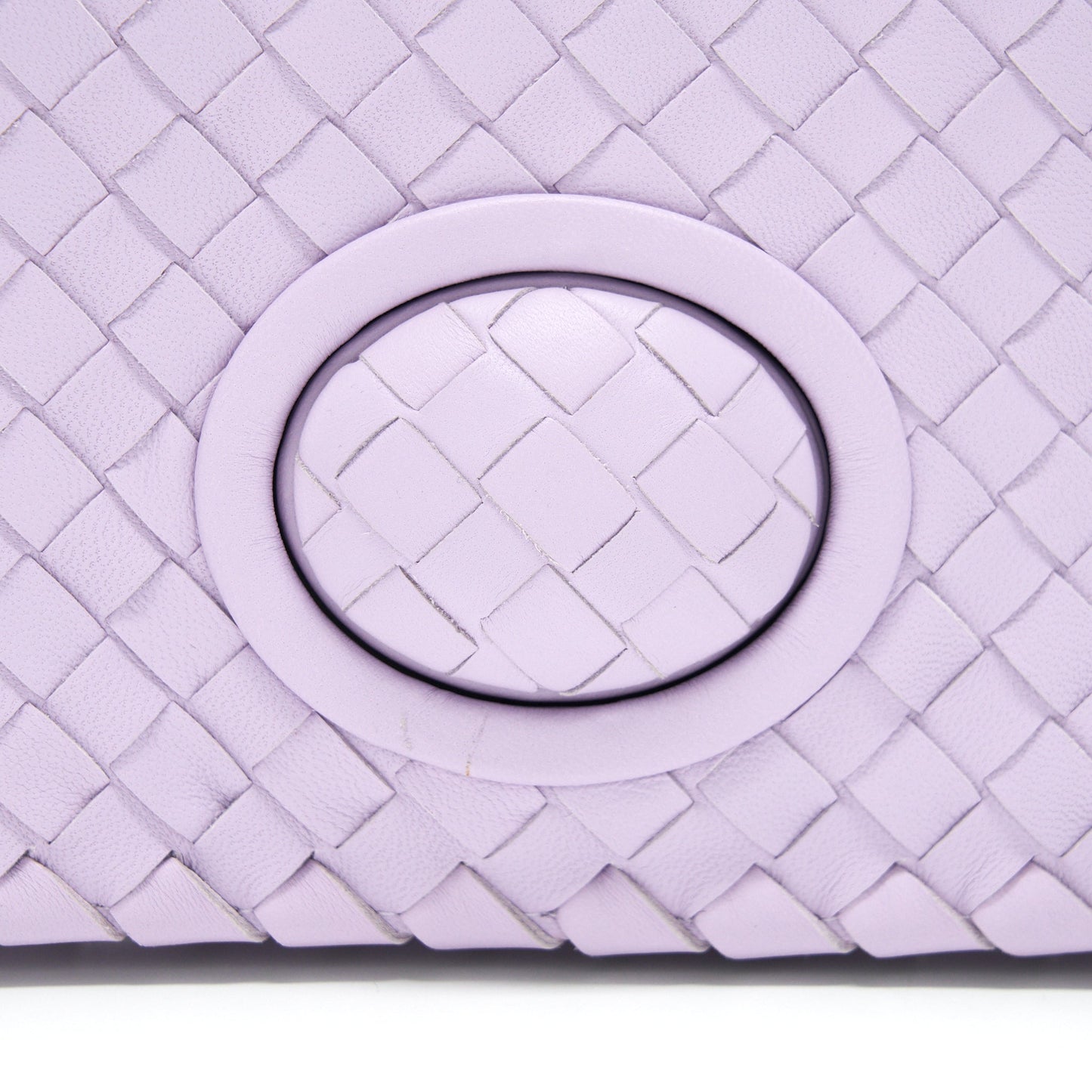 Bottega Veneta Fold Clutch Light Purple