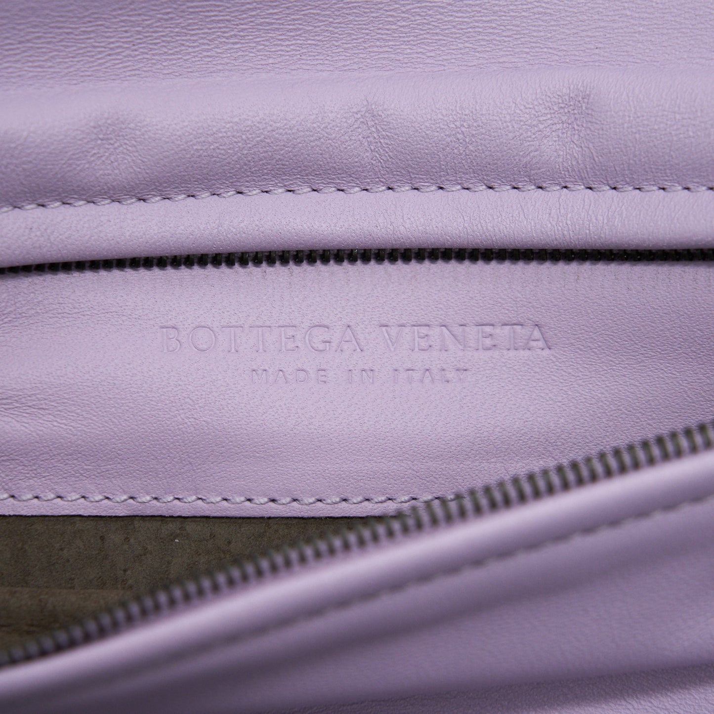 Bottega Veneta Fold Clutch Light Purple