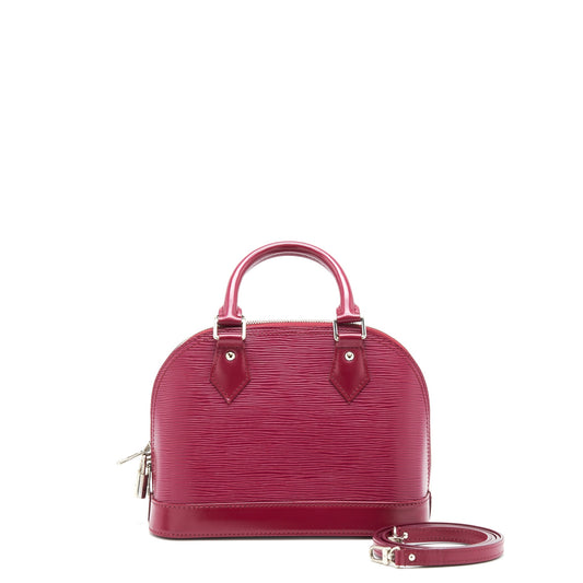 Louis Vuitton Alma BB EPI Dark Red SHW