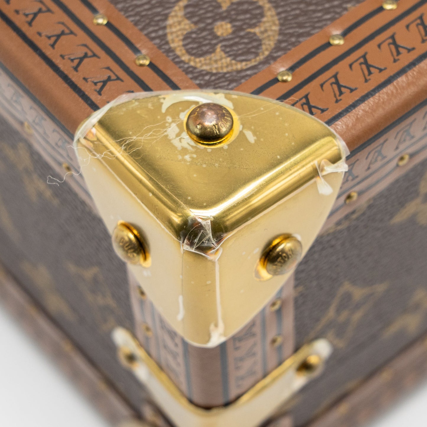 Louis Vuitton Coffret Joaillerie monogram canvas rouge fusion
