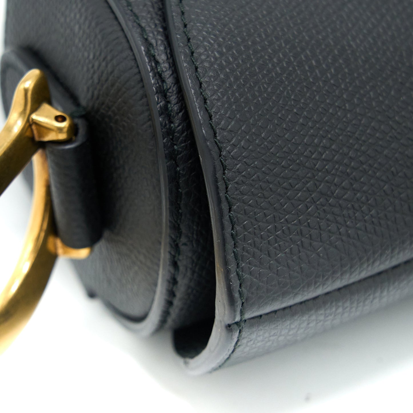 Dior Medium Saddle Bag Calfskin Black GHW