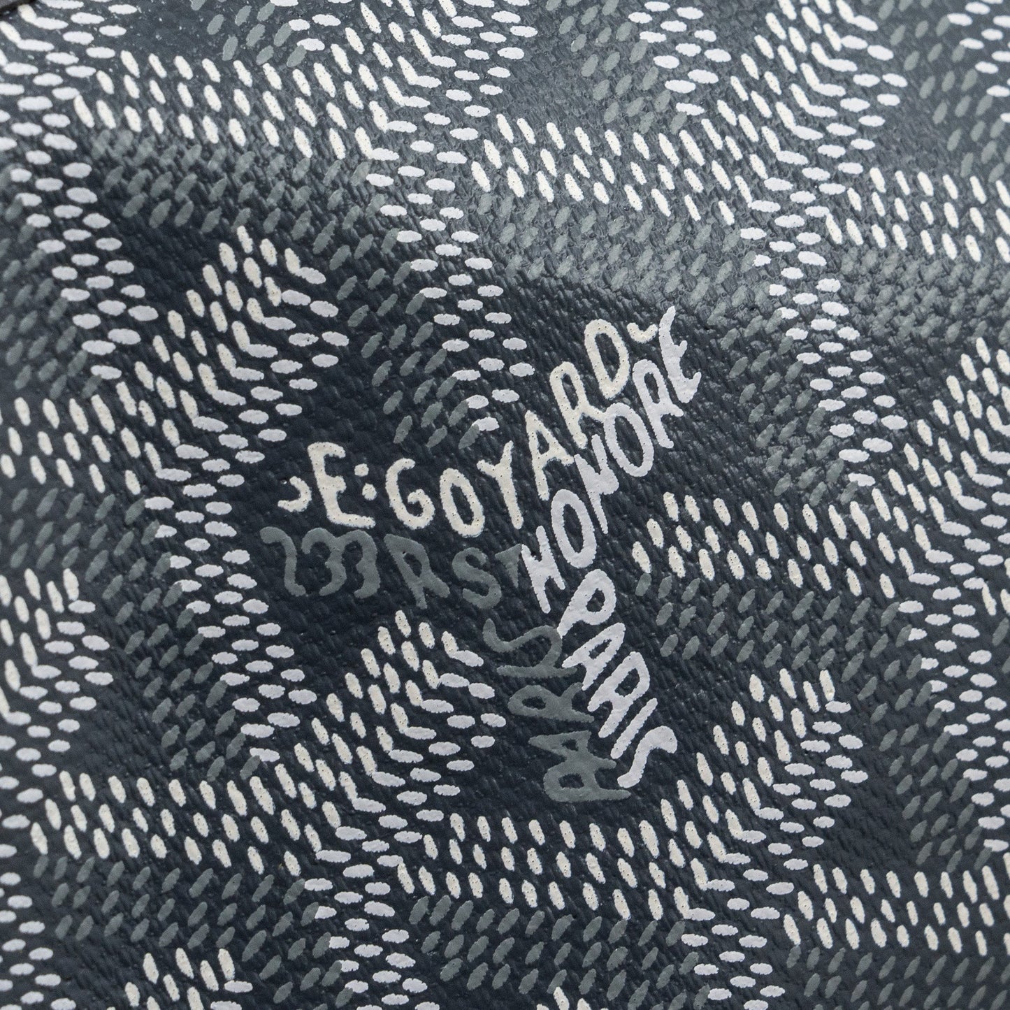 Goyard saint Louis pm tote bag goyardine canvas grey / multicoloured SHW