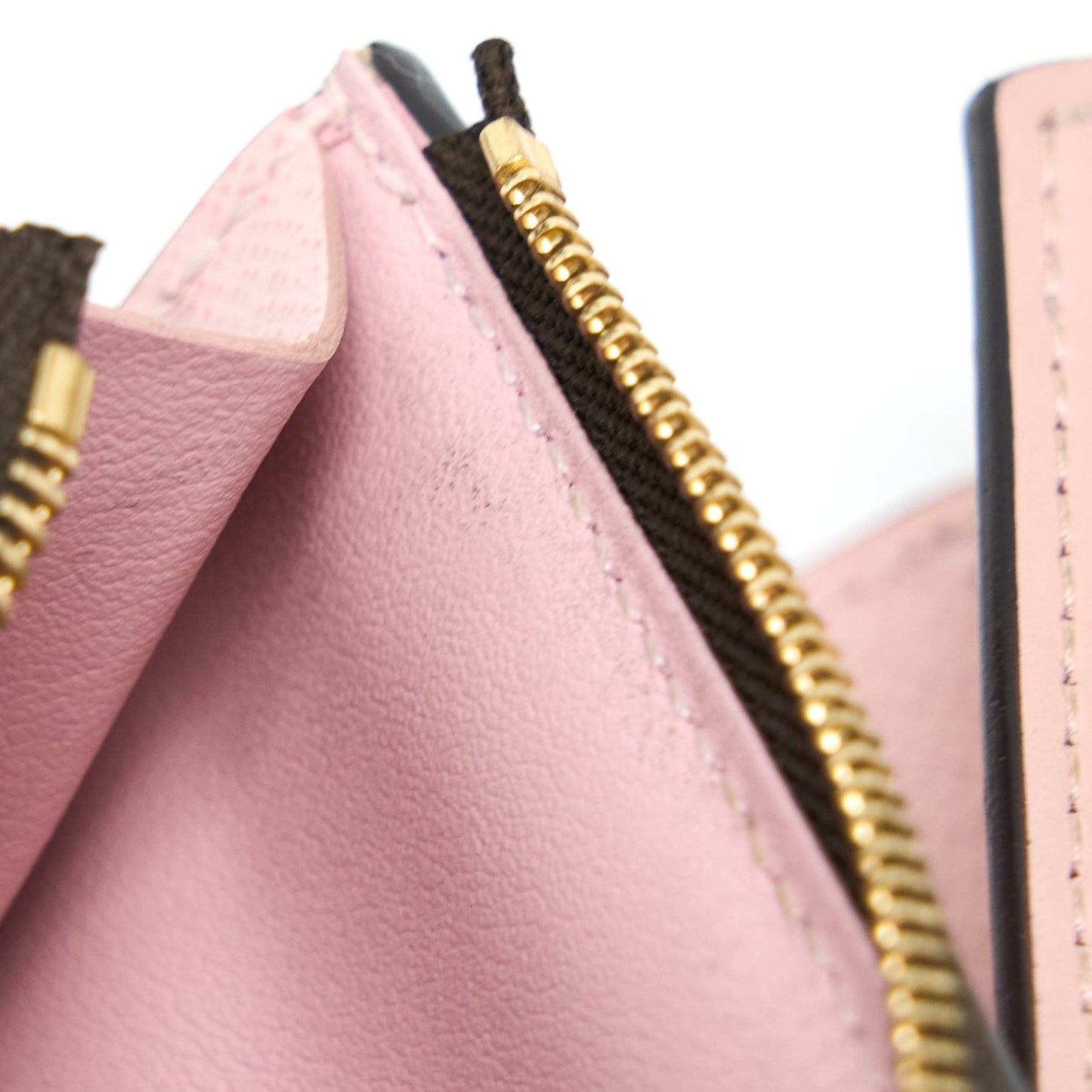 Louis Vuitton Zoe Wallet Monogram Canvas/Rose Ballerine GHW