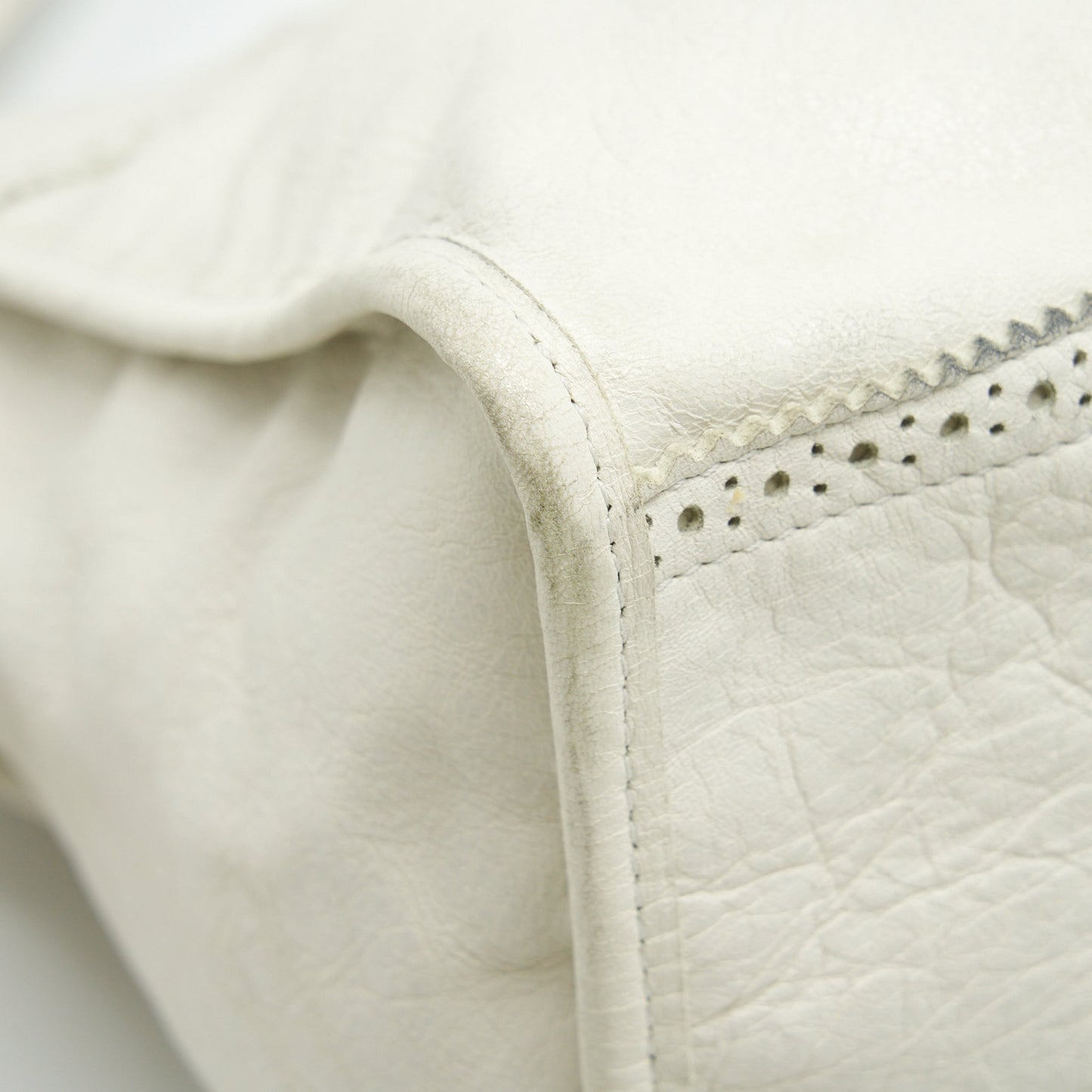 Balenciaga Giant City Bag White SHW