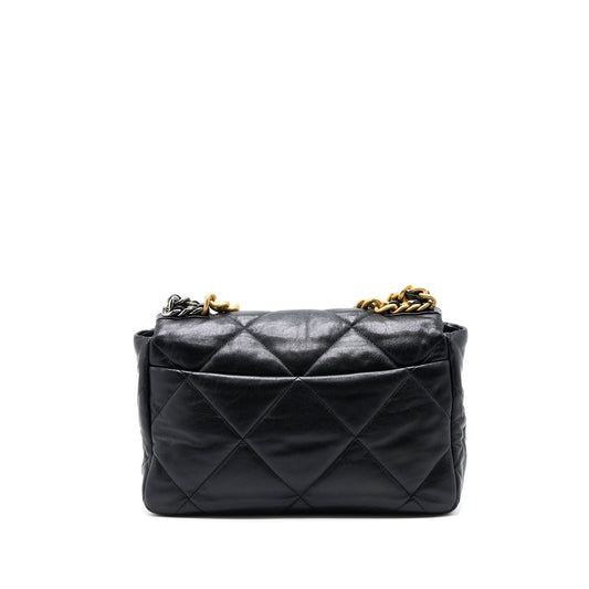 Chanel Medium 19 Bag Goatskin Black Multicolour Hardware